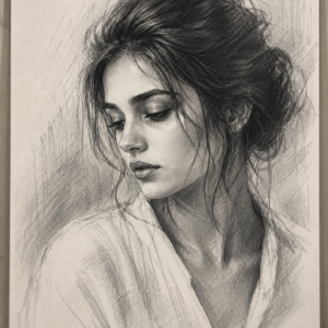 Personalized Pencil Portrait Sketch