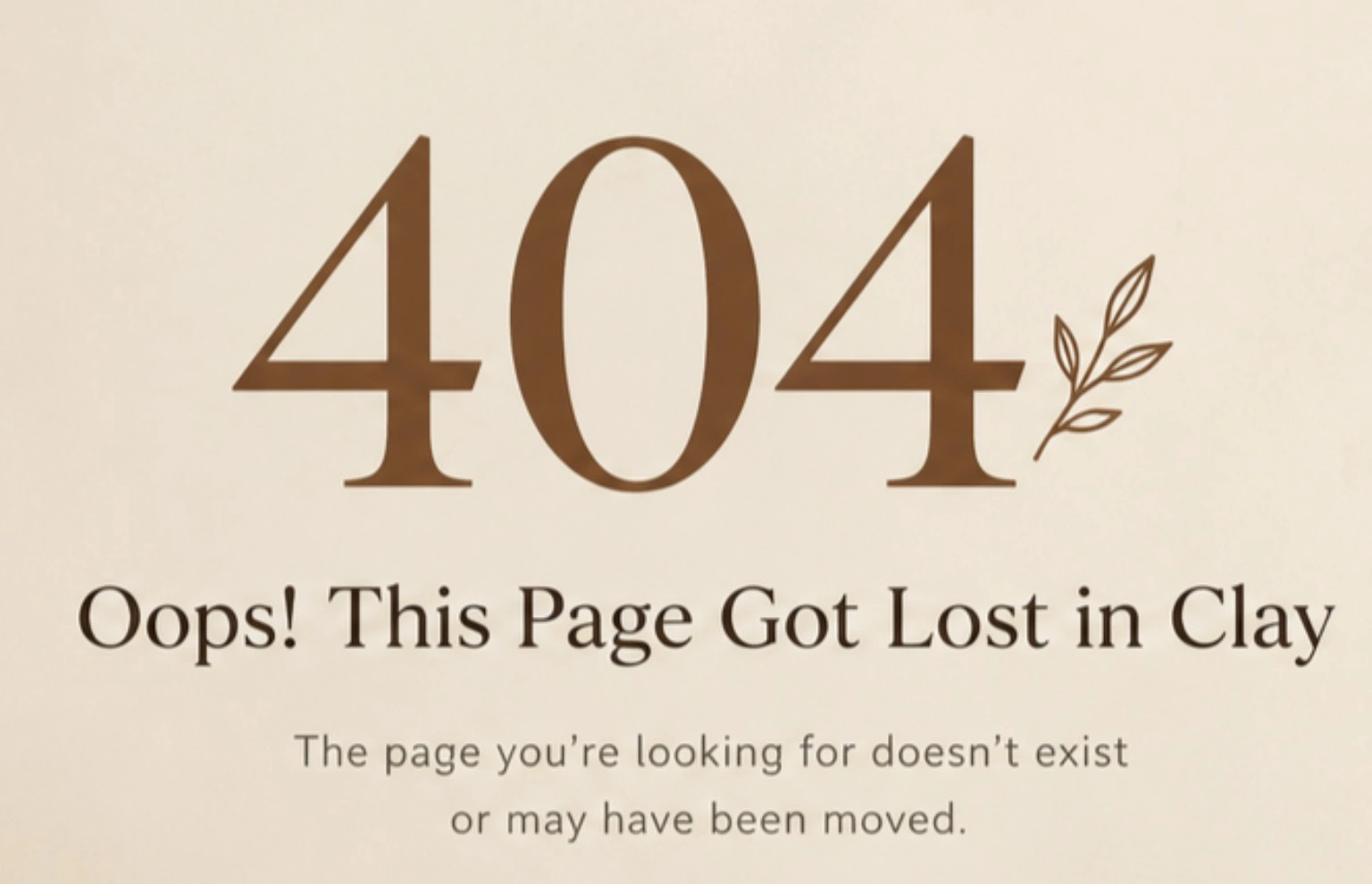 404 page